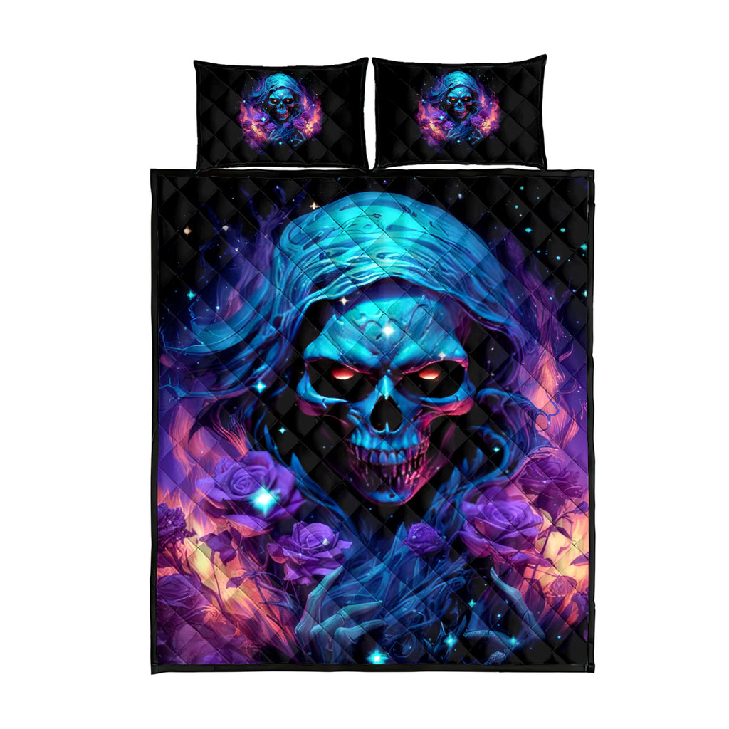 Flame Skull Quilt Bed Set Its Not How Crazy I Am But How Much I enjoy It That Makes Me Dangeous