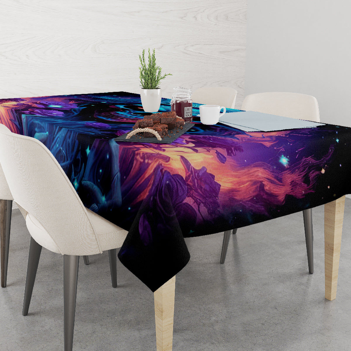 Flame Skull Tablecloth Its Not How Crazy I Am But How Much I enjoy It That Makes Me Dangeous