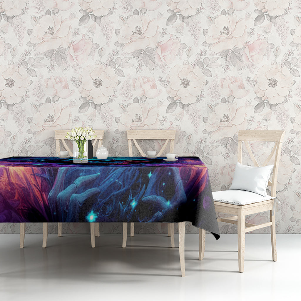 Flame Skull Tablecloth Its Not How Crazy I Am But How Much I enjoy It That Makes Me Dangeous
