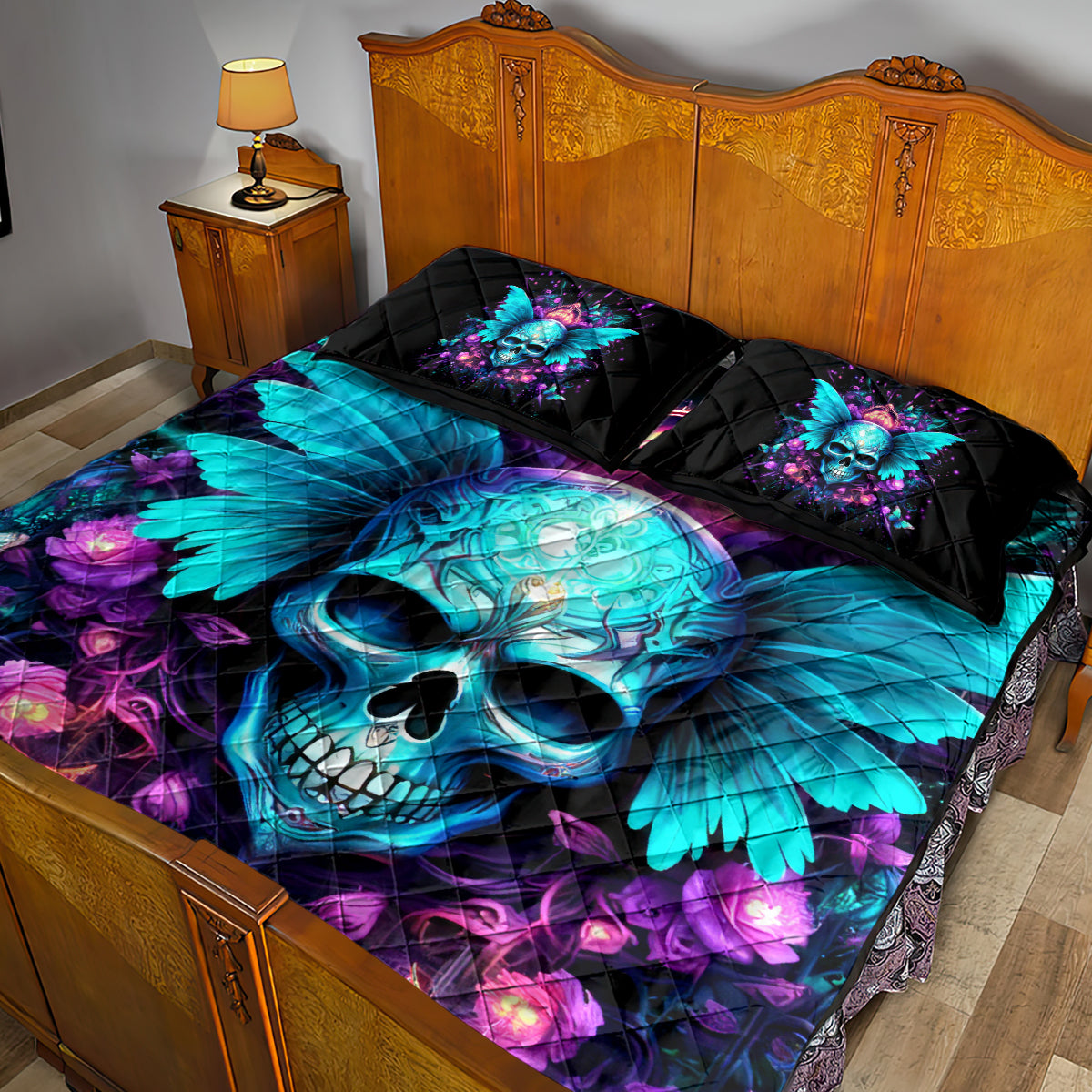 Fairy Skull Quilt Bed Set In My Next Life I Want To Be The Karme Fairy