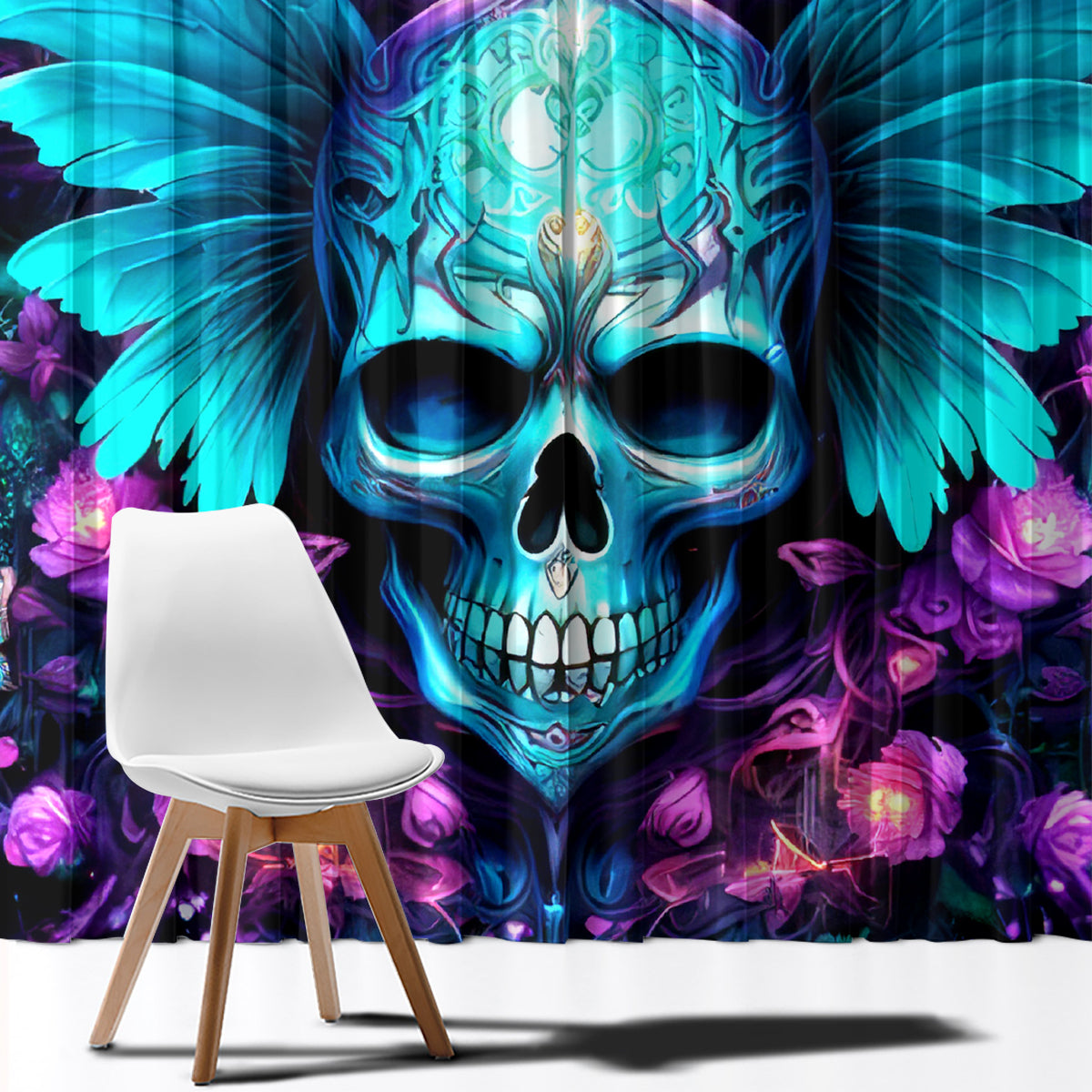 Fairy Skull Window Curtain In My Next Life I Want To Be The Karme Fairy