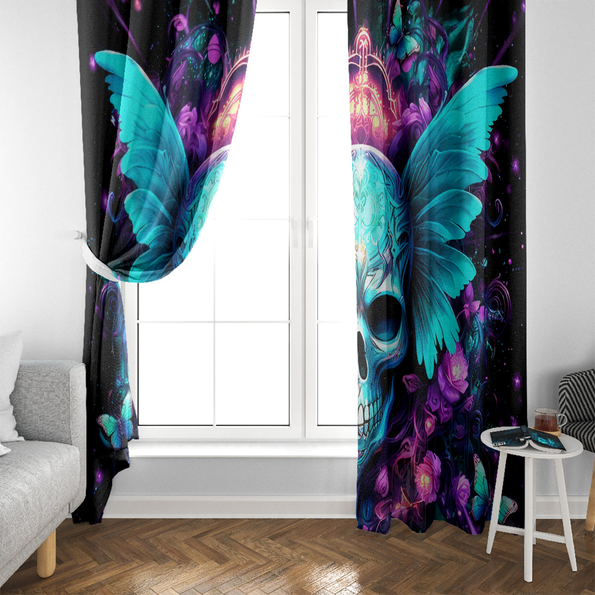 Fairy Skull Window Curtain In My Next Life I Want To Be The Karme Fairy