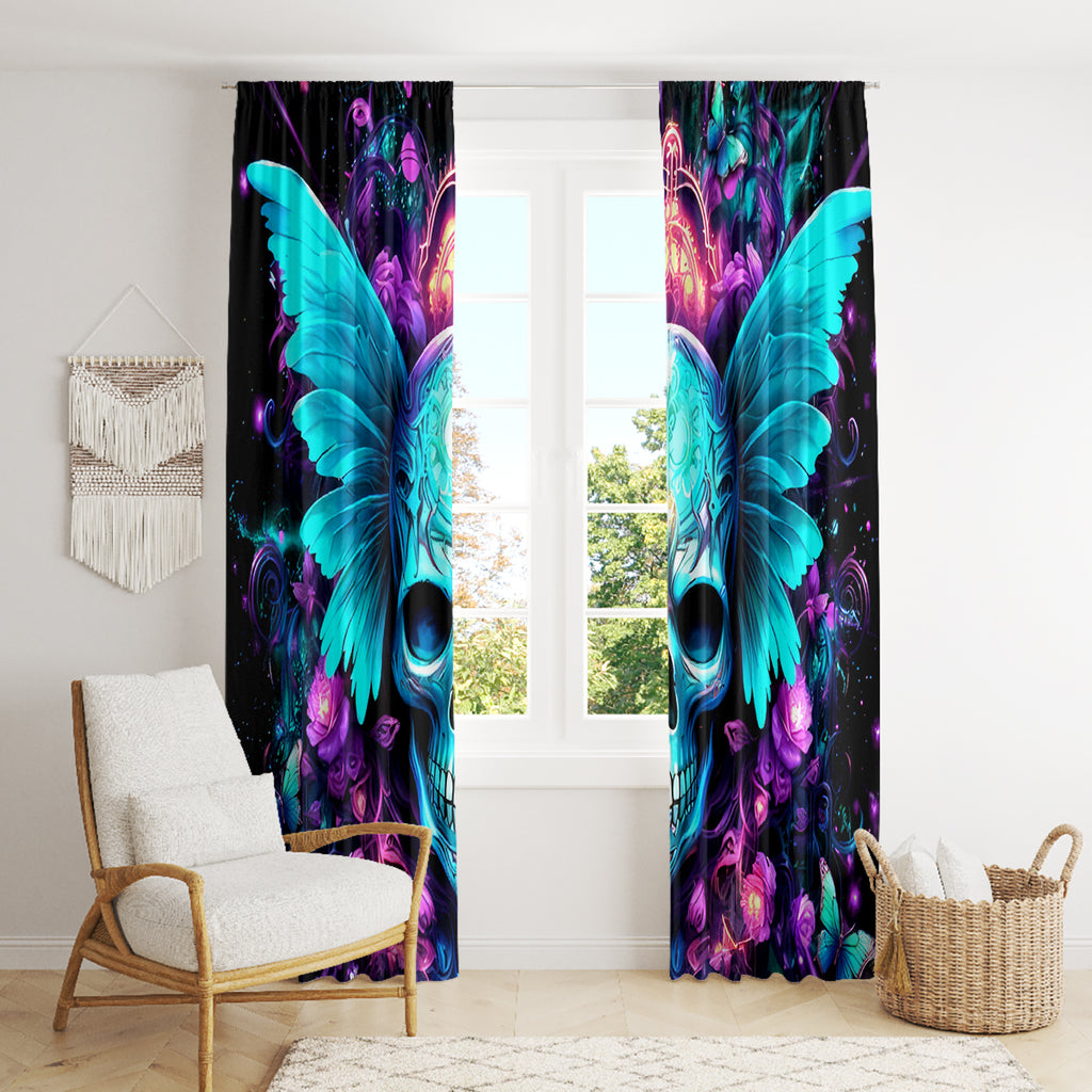 Fairy Skull Window Curtain In My Next Life I Want To Be The Karme Fairy