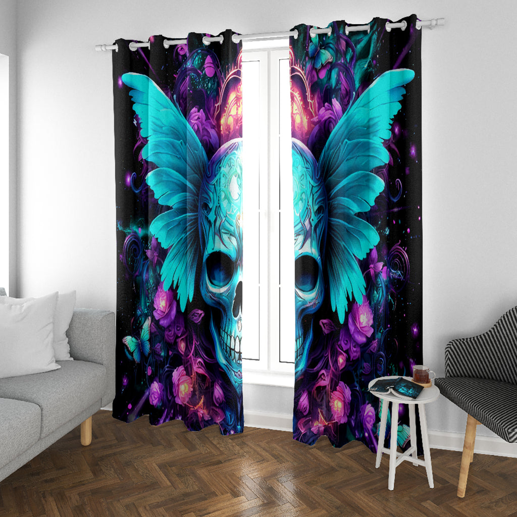 Fairy Skull Window Curtain In My Next Life I Want To Be The Karme Fairy