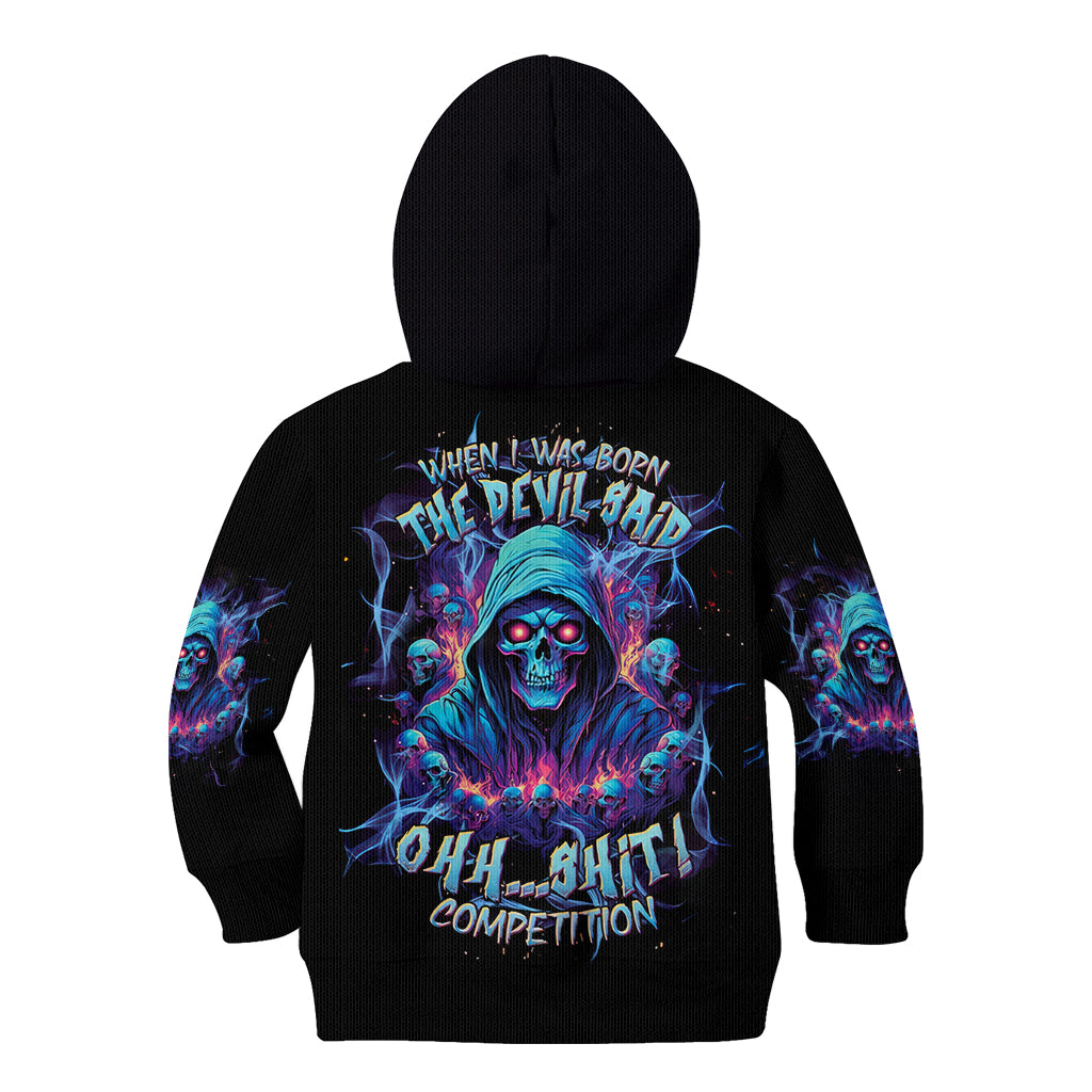 Reaper Skull Kid Hoodie When I Was Born The Devil Said Oh Shit Competition