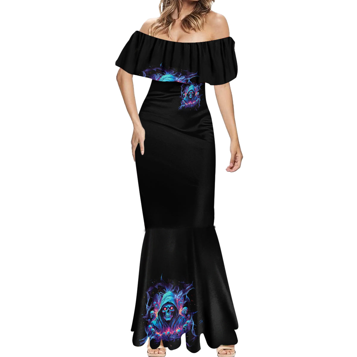 Reaper Skull Mermaid Dress When I Was Born The Devil Said Oh Shit Competition