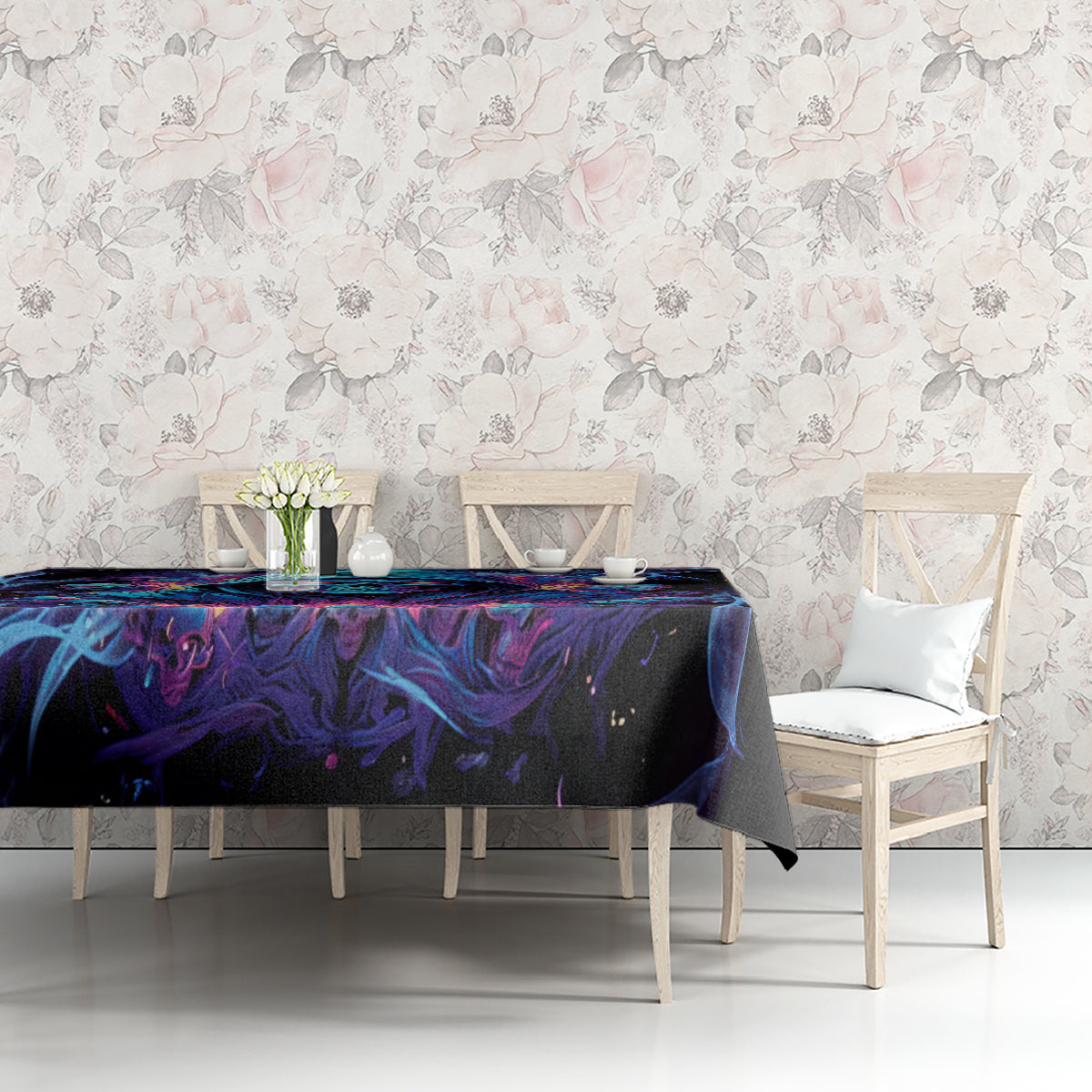 Reaper Skull Tablecloth When I Was Born The Devil Said Oh Shit Competition