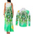 Irish Skull Couples Matching Tank Maxi Dress and Long Sleeve Button Shirt Oho Lucky Mama