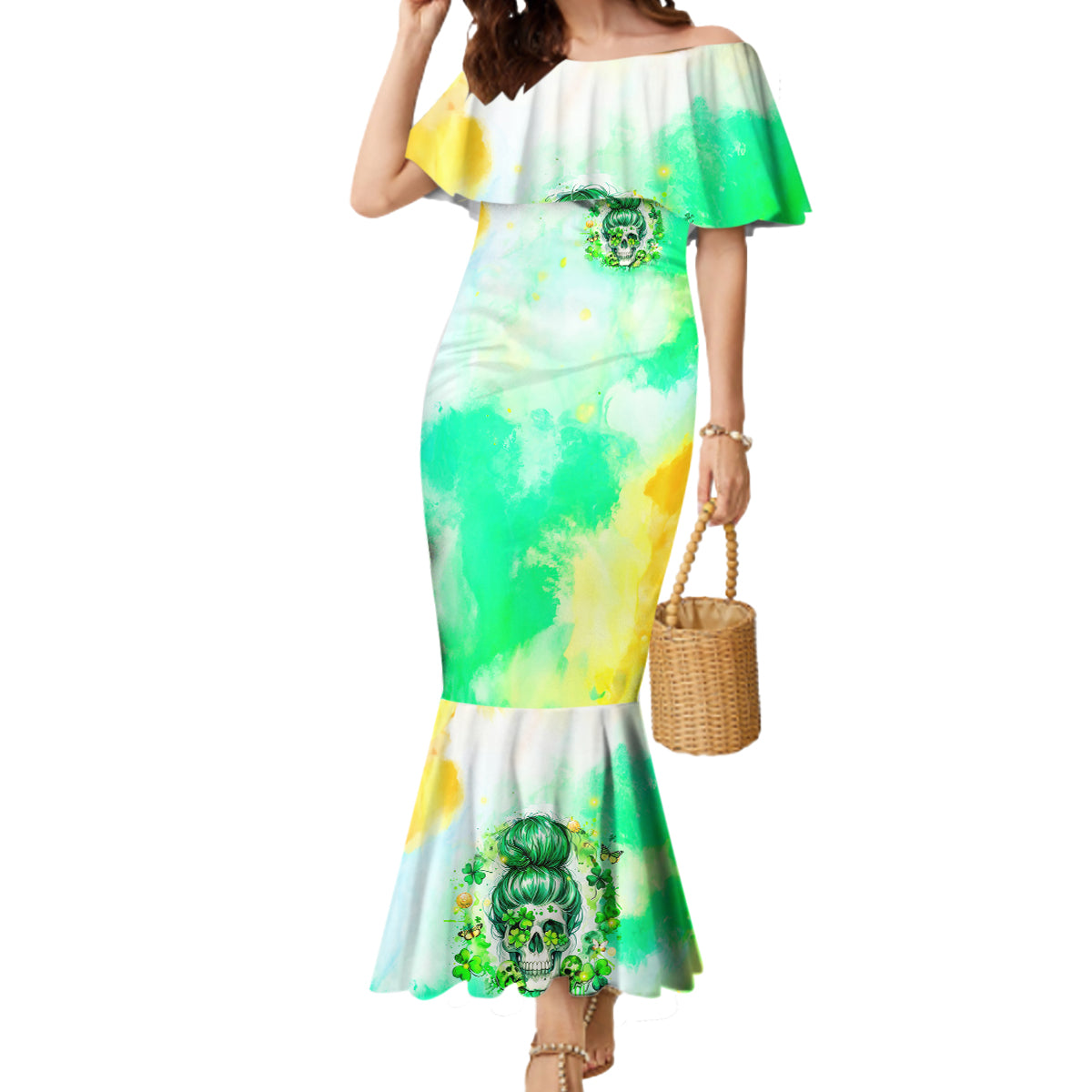 Irish Skull Mermaid Dress Oho Lucky Mama