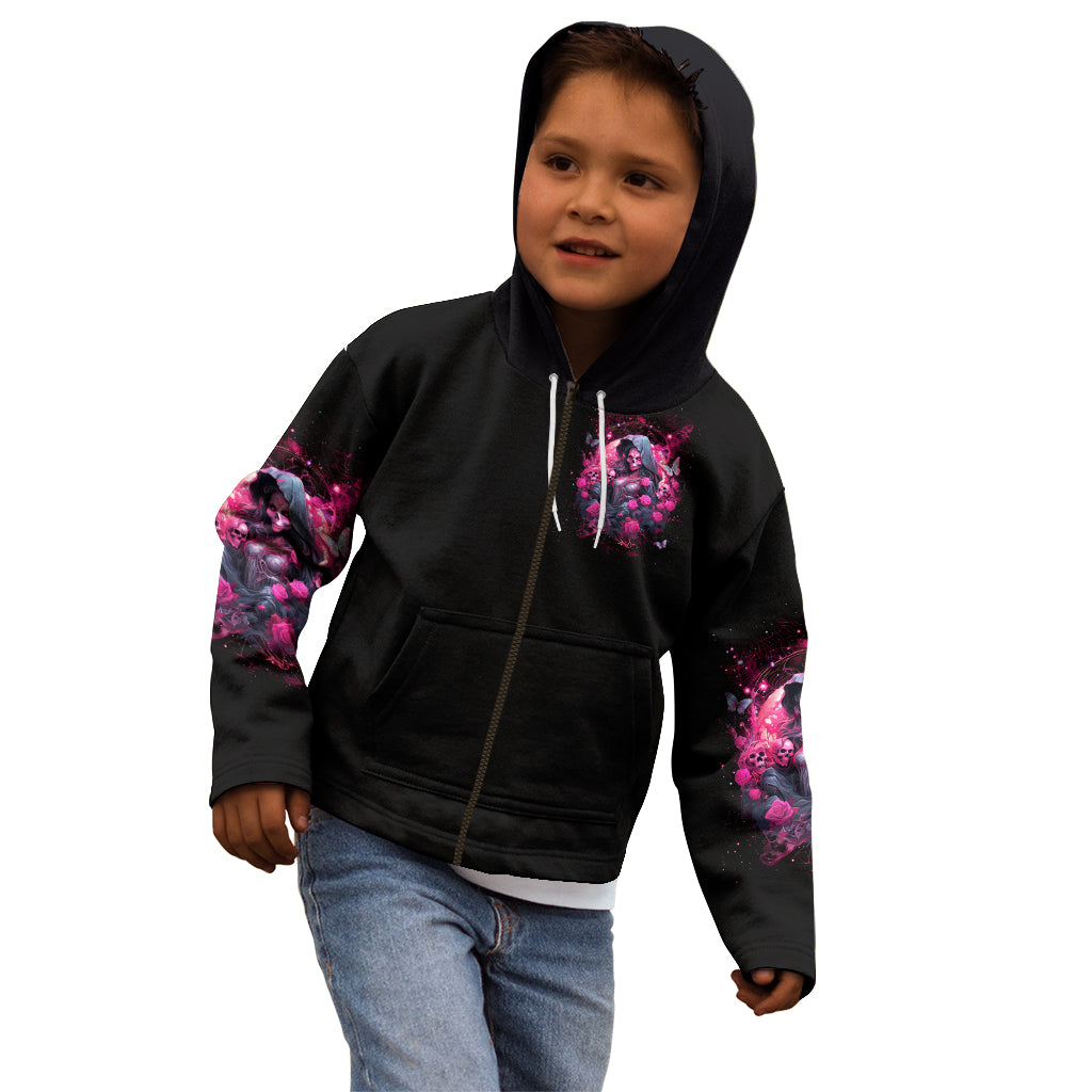 Witch Skull Kid Hoodie They Whispered To Her You Cannot Withstand The Storm