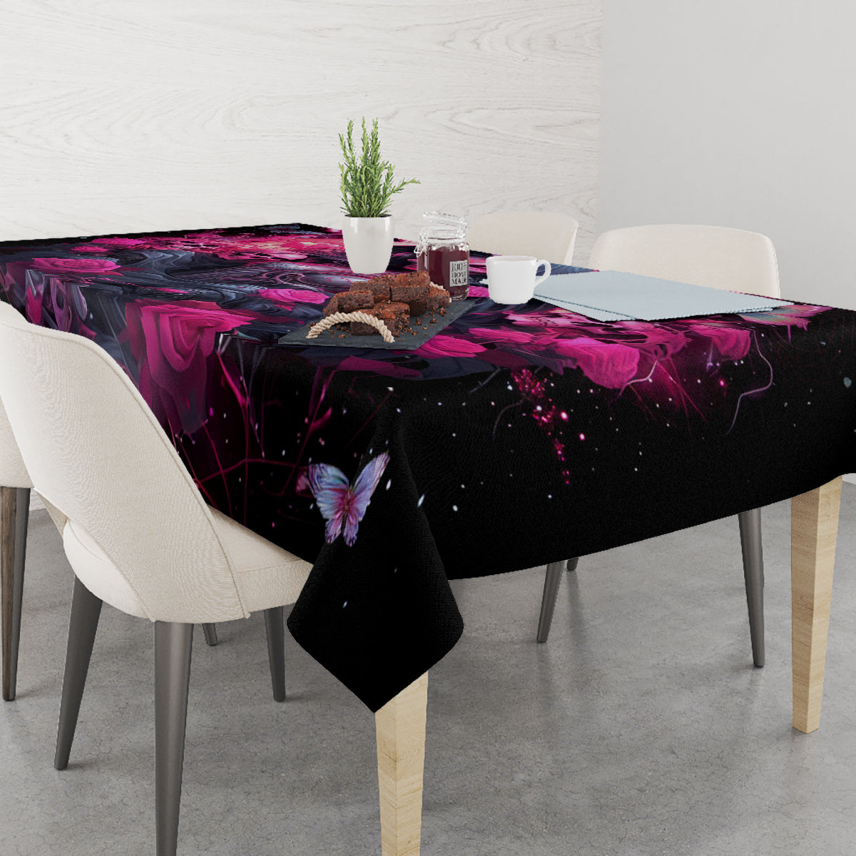 Witch Skull Tablecloth They Whispered To Her You Cannot Withstand The Storm