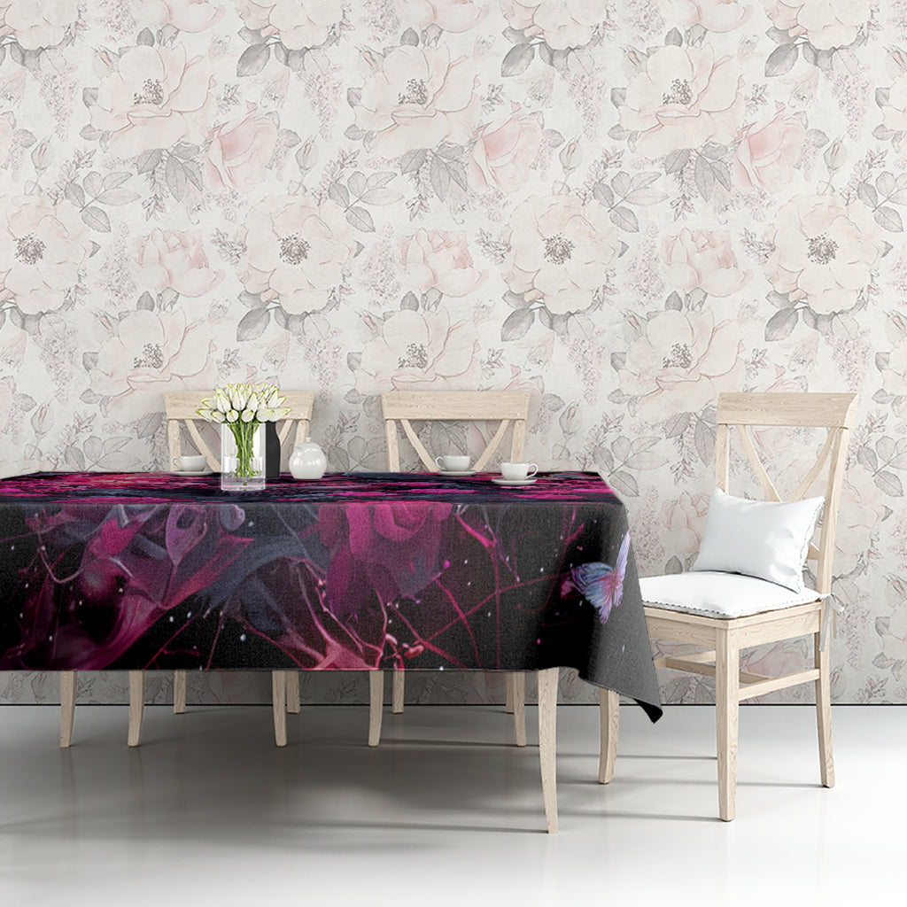 Witch Skull Tablecloth They Whispered To Her You Cannot Withstand The Storm