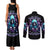 Reaper Skull Couples Matching Tank Maxi Dress and Long Sleeve Button Shirt Don't Try To Figure Me Out
