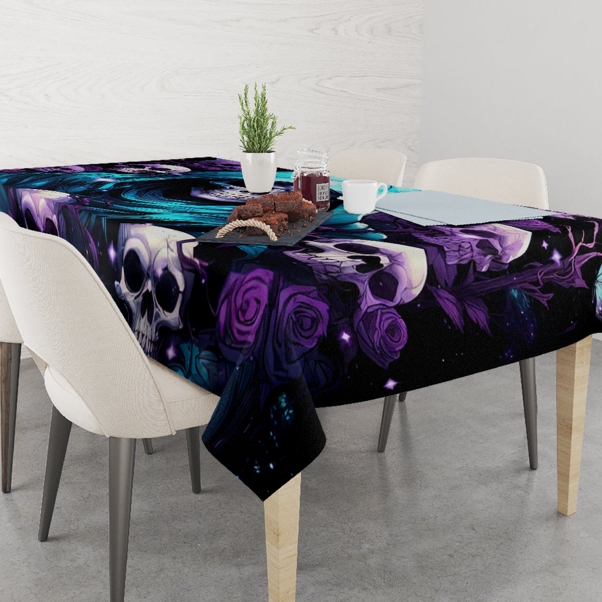 Reaper Skull Tablecloth Don't Try To Figure Me Out