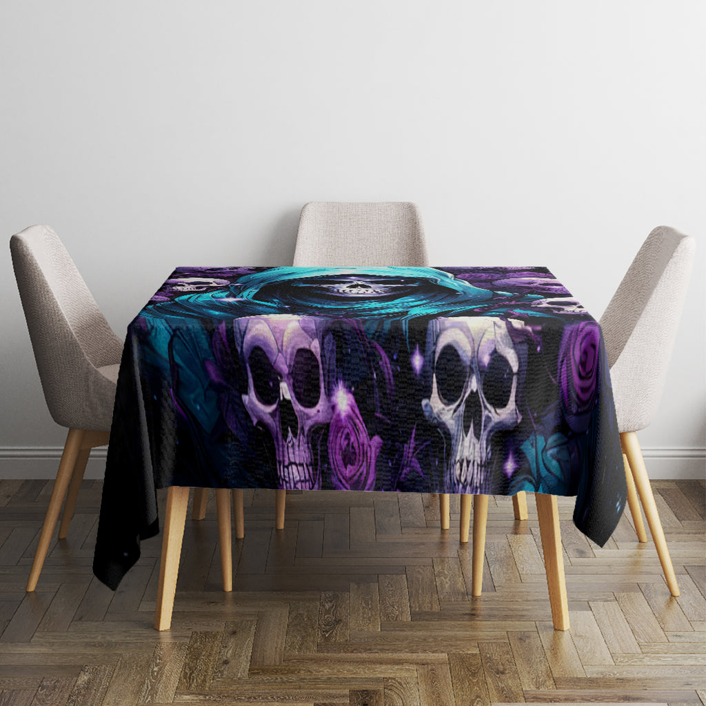 Reaper Skull Tablecloth Don't Try To Figure Me Out