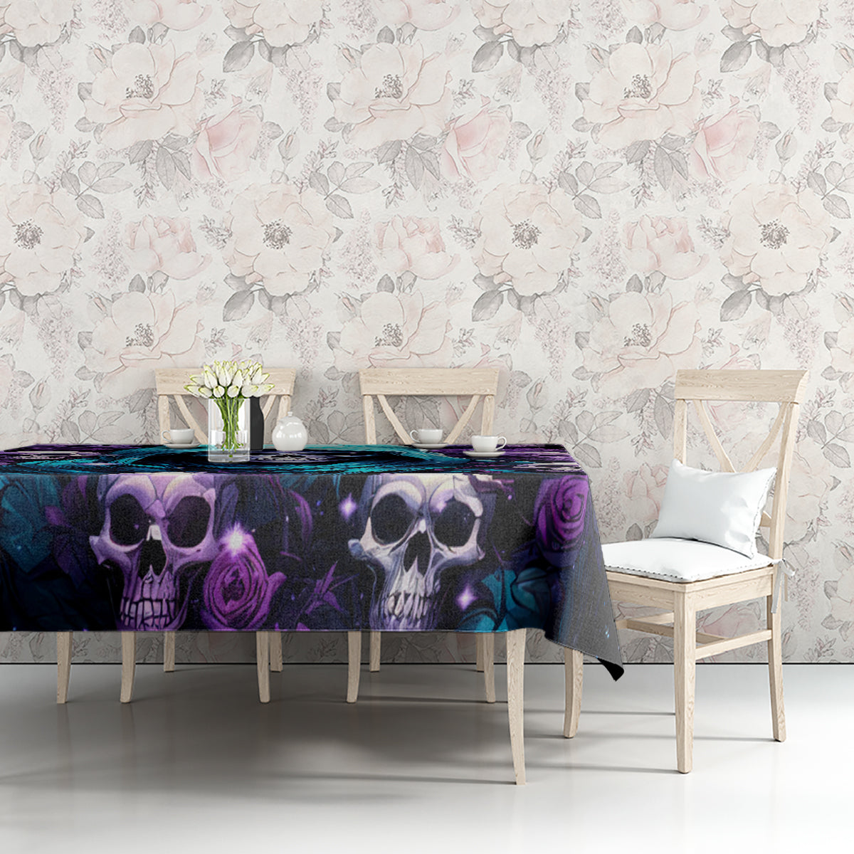 Reaper Skull Tablecloth Don't Try To Figure Me Out