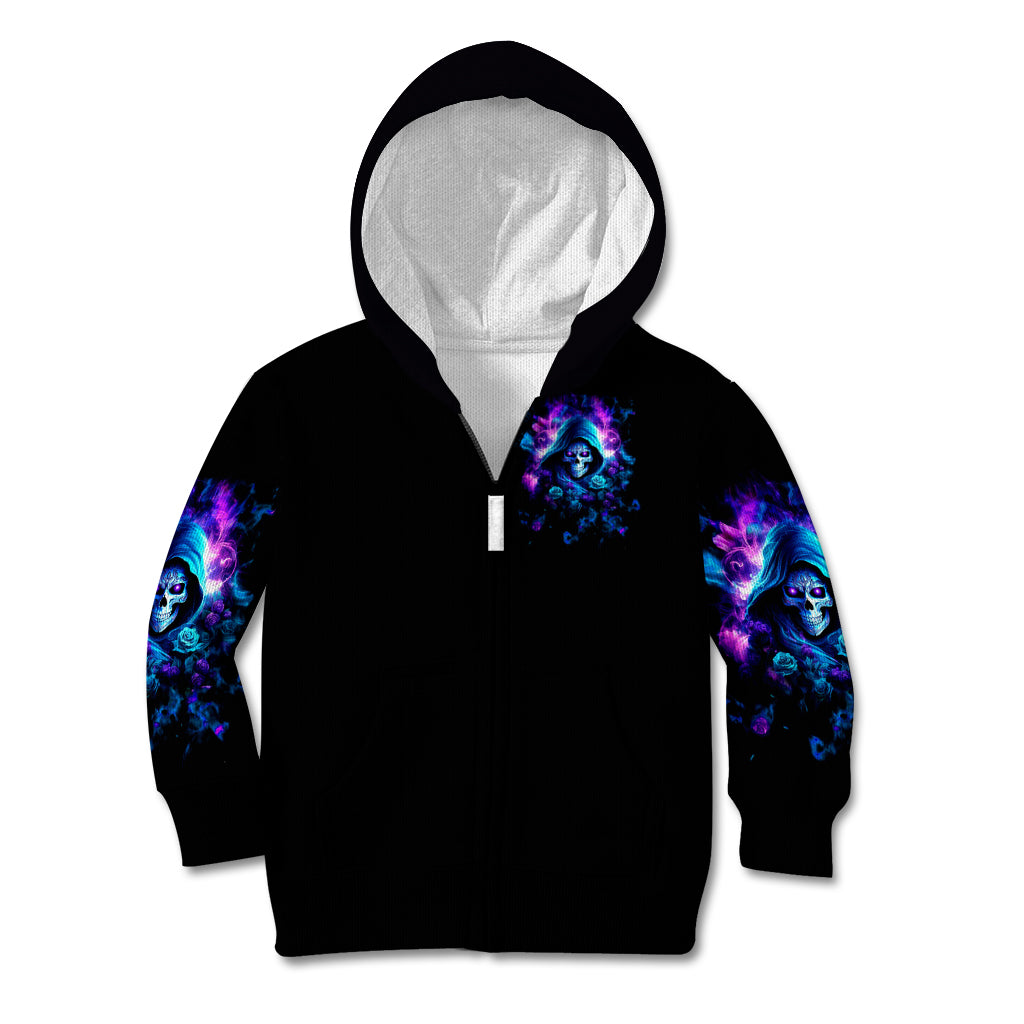 Rose Skull Kid Hoodie If My Mouth Doesn't Say It