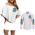 Wolf Skull Couples Matching Off Shoulder Short Dress and Long Sleeve Button Shirt You First Mistake Was Thinking I Was One Of The Sheep