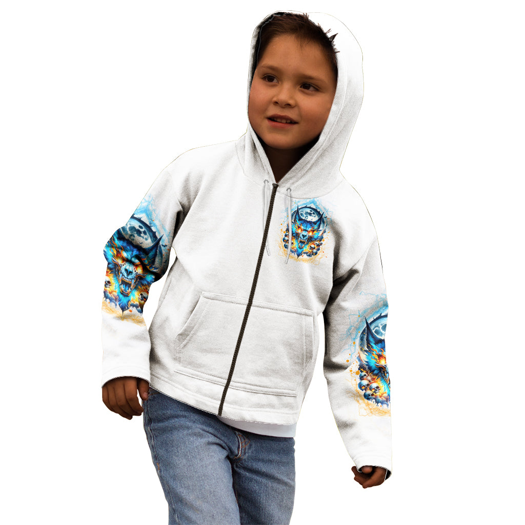 Wolf Skull Kid Hoodie You First Mistake Was Thinking I Was One Of The Sheep