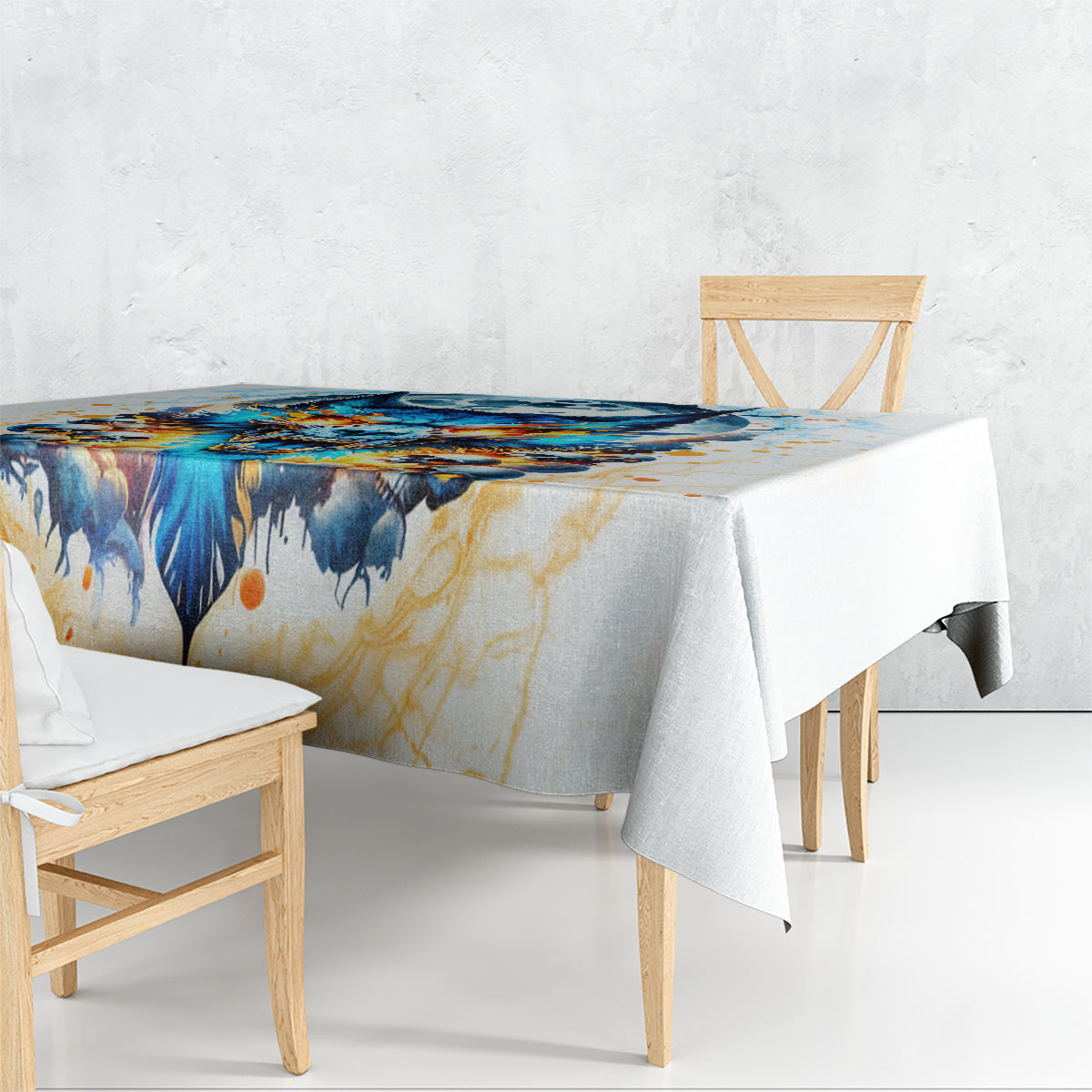 Wolf Skull Tablecloth You First Mistake Was Thinking I Was One Of The Sheep
