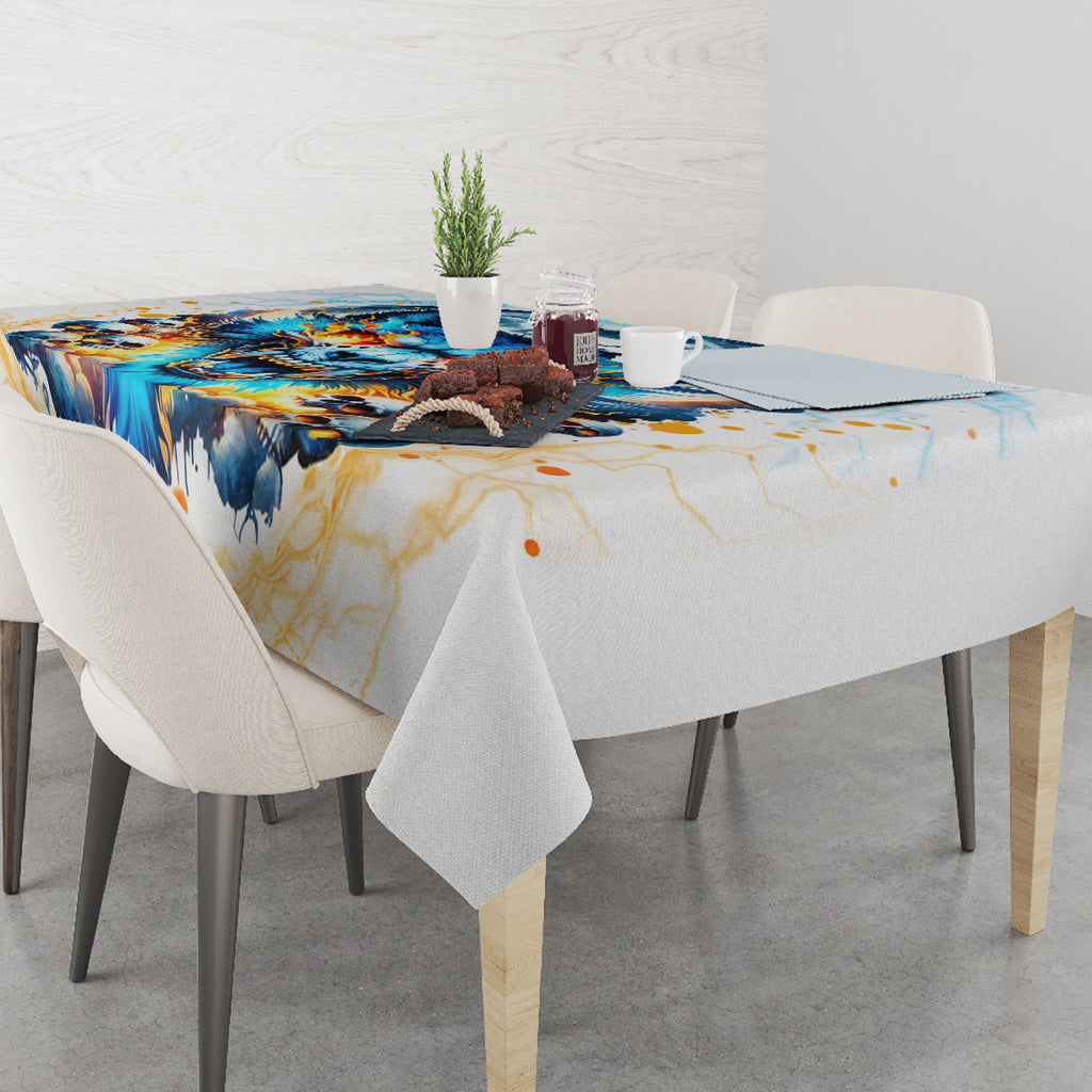 Wolf Skull Tablecloth You First Mistake Was Thinking I Was One Of The Sheep