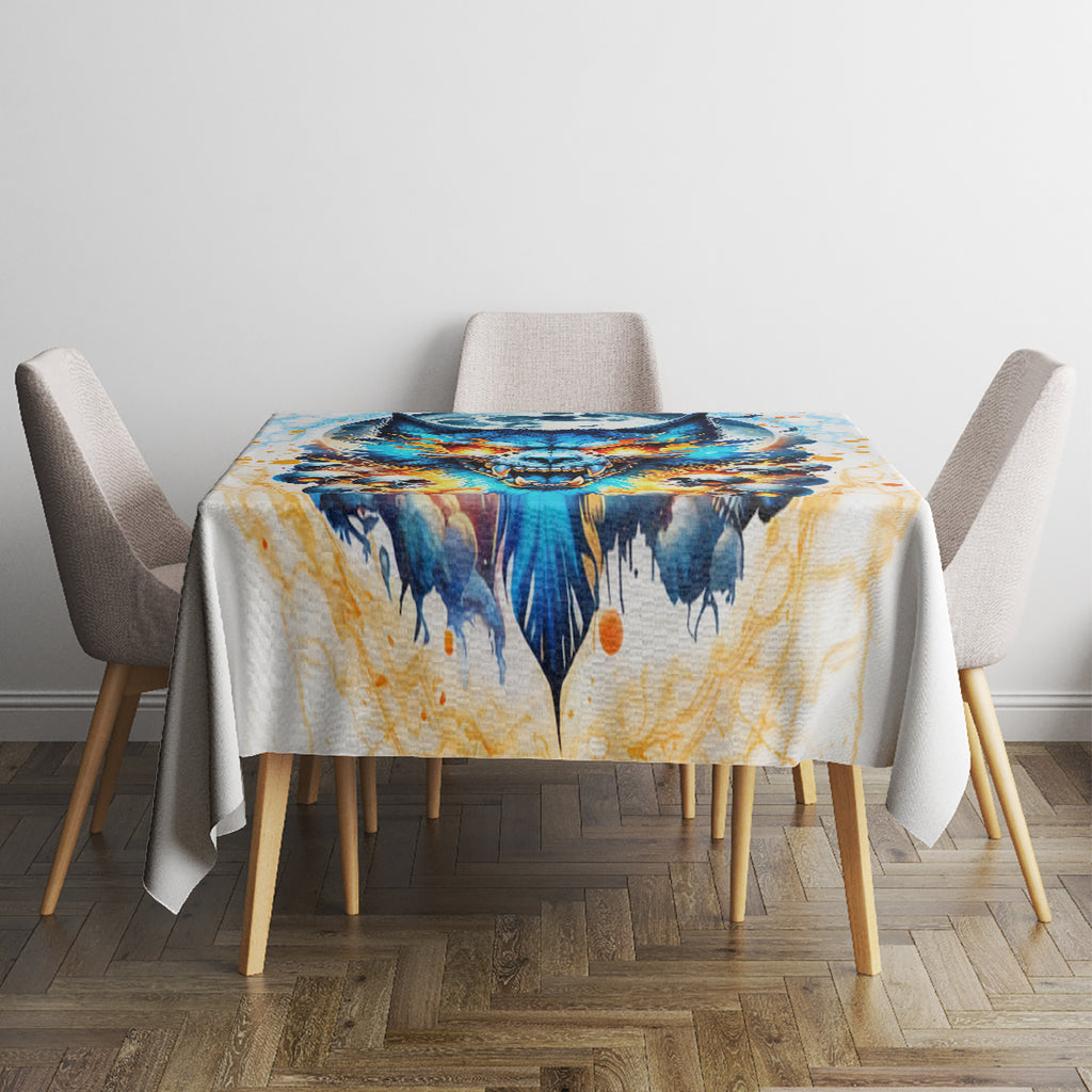 Wolf Skull Tablecloth You First Mistake Was Thinking I Was One Of The Sheep