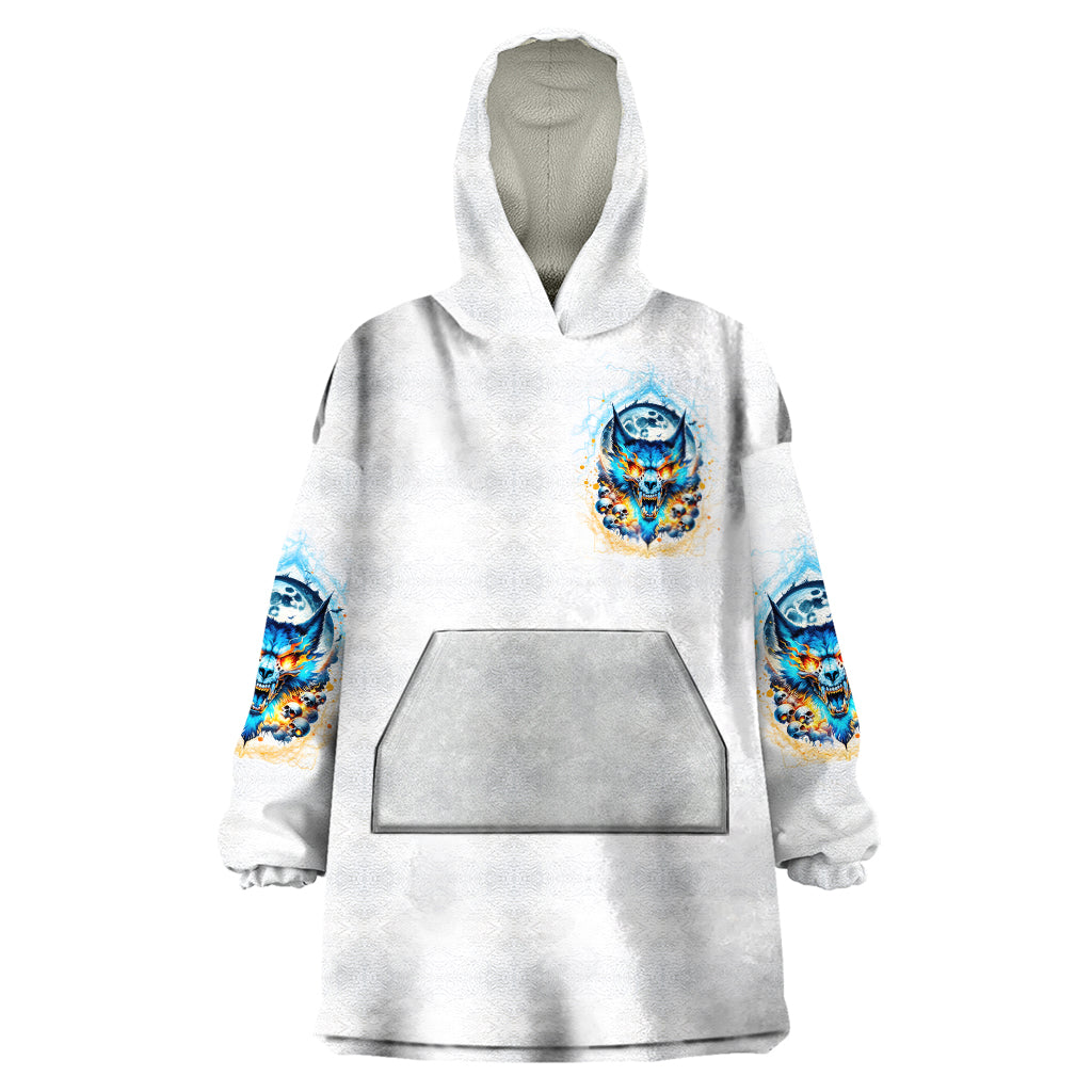 Wolf Skull Wearable Blanket Hoodie You First Mistake Was Thinking I Was One Of The Sheep