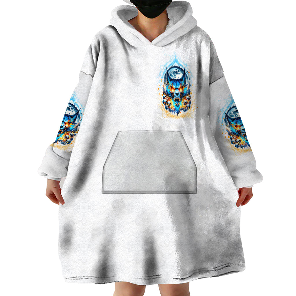 Wolf Skull Wearable Blanket Hoodie You First Mistake Was Thinking I Was One Of The Sheep