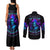 Witch Skull Couples Matching Tank Maxi Dress and Long Sleeve Button Shirt The Good Girl In Me Got Tired Of The Bullshit