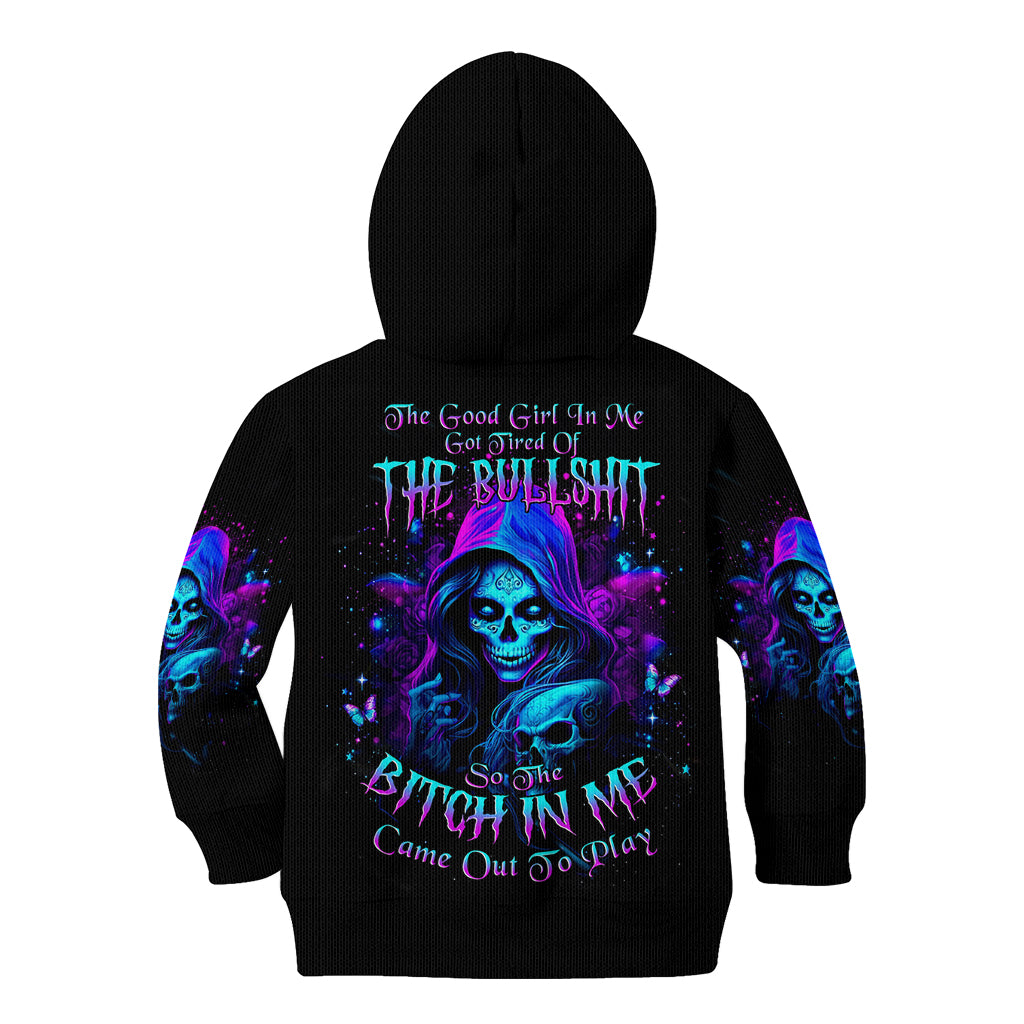 Witch Skull Kid Hoodie The Good Girl In Me Got Tired Of The Bullshit
