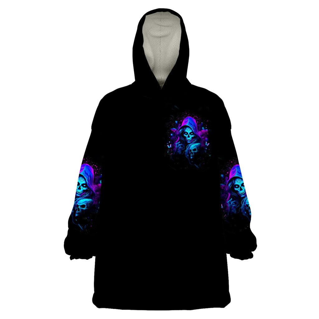 Witch Skull Wearable Blanket Hoodie The Good Girl In Me Got Tired Of The Bullshit