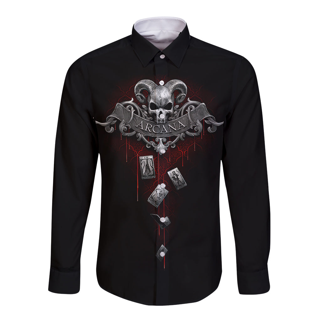 skull-long-sleeve-button-shirt-death-reaper-arcana