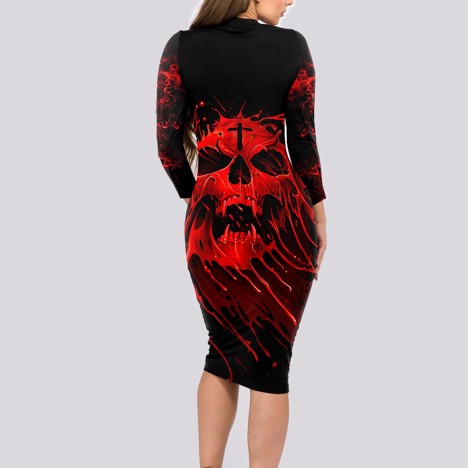 skull-long-sleeve-bodycon-dress-bloody-skull-scream