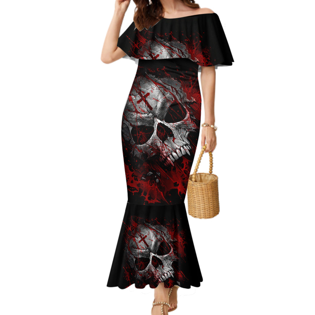 skull-mermaid-dress-bloody-skull-scream
