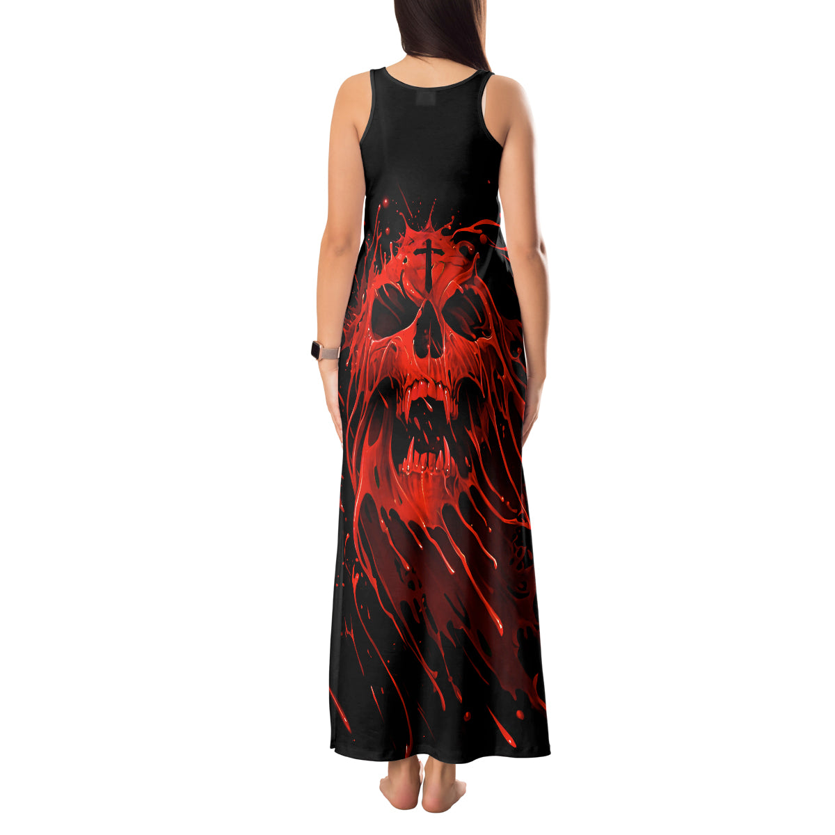 skull-tank-maxi-dress-bloody-skull-scream