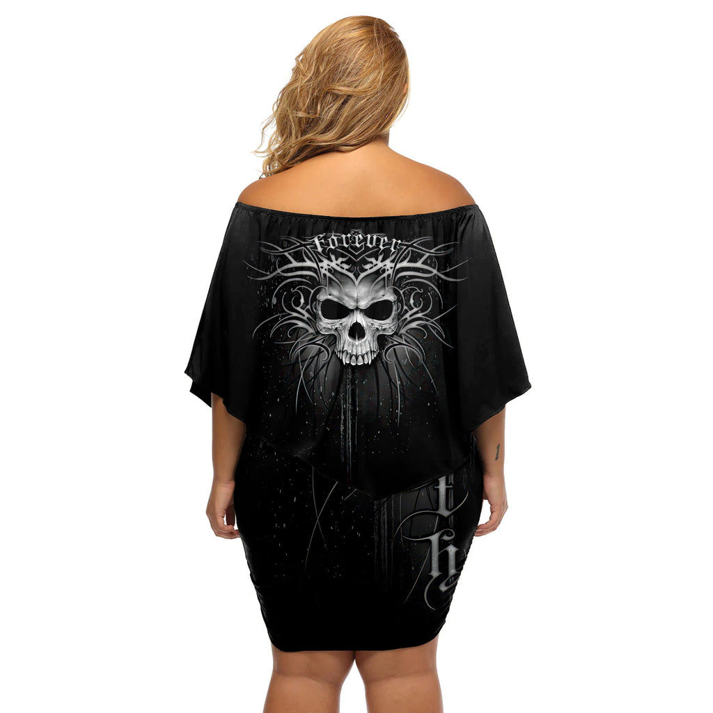 skull-off-shoulder-short-dress-skull-death-forever