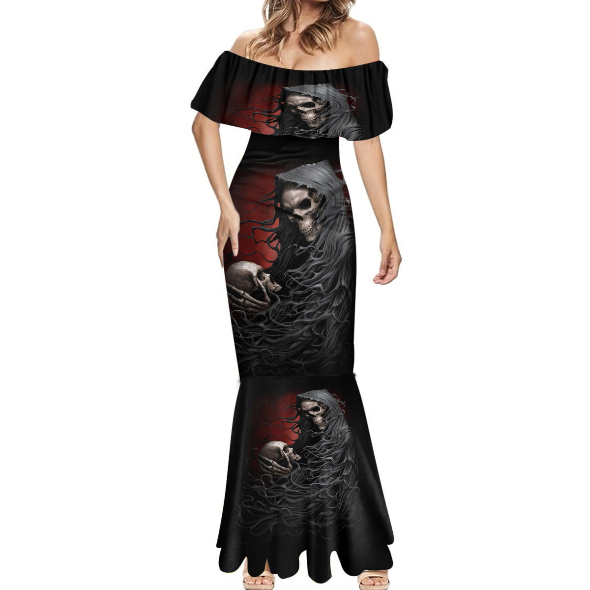 skull-mermaid-dress-death-angel-hold-skull