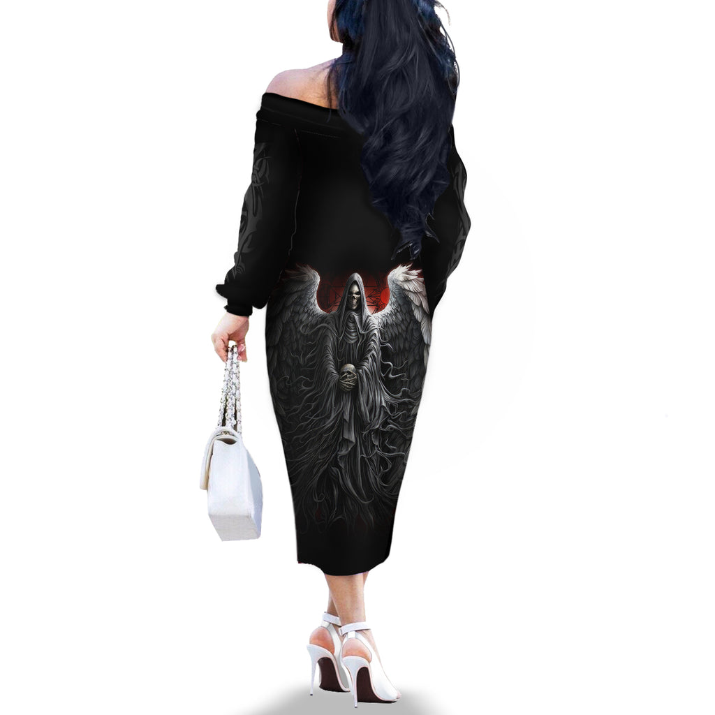 skull-off-the-shoulder-long-sleeve-dress-death-angel-hold-skull