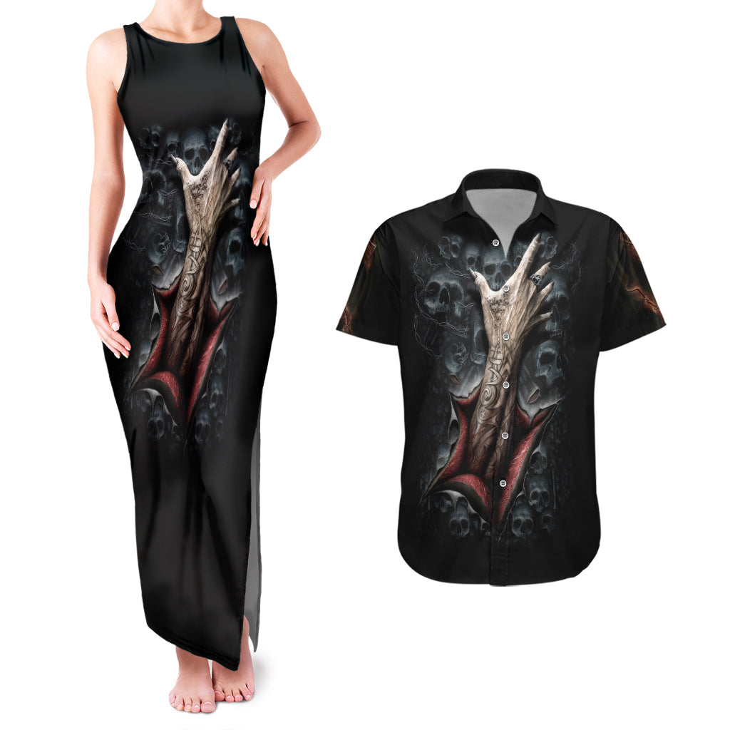 skull-couples-matching-tank-maxi-dress-and-hawaiian-shirt-skeleton-ripped-inside