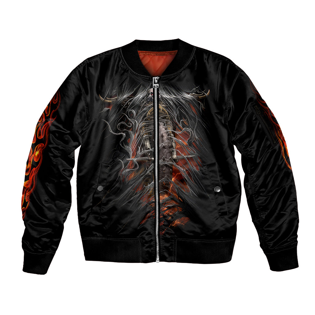 flaming-skull-sleeve-zip-bomber-jacket-death-angel-riding-motocycle
