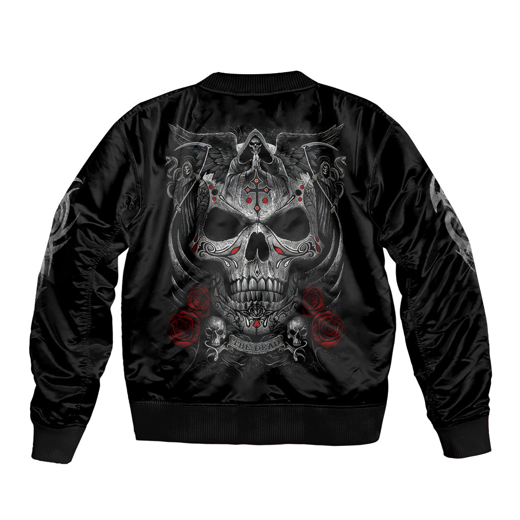 skull-sleeve-zip-bomber-jacket-cross-snake-bloody-skull
