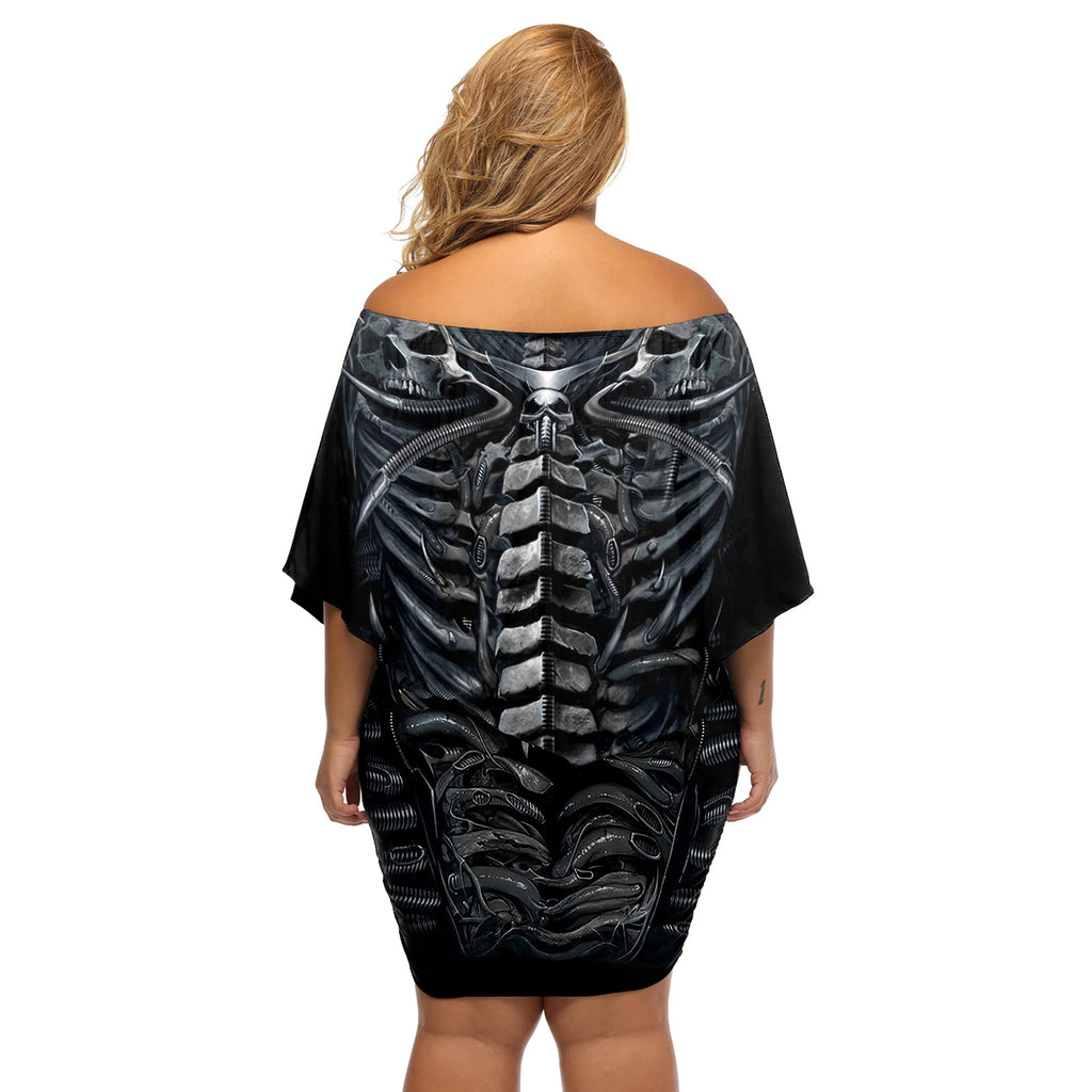 skull-off-shoulder-short-dress-skeleton-inside