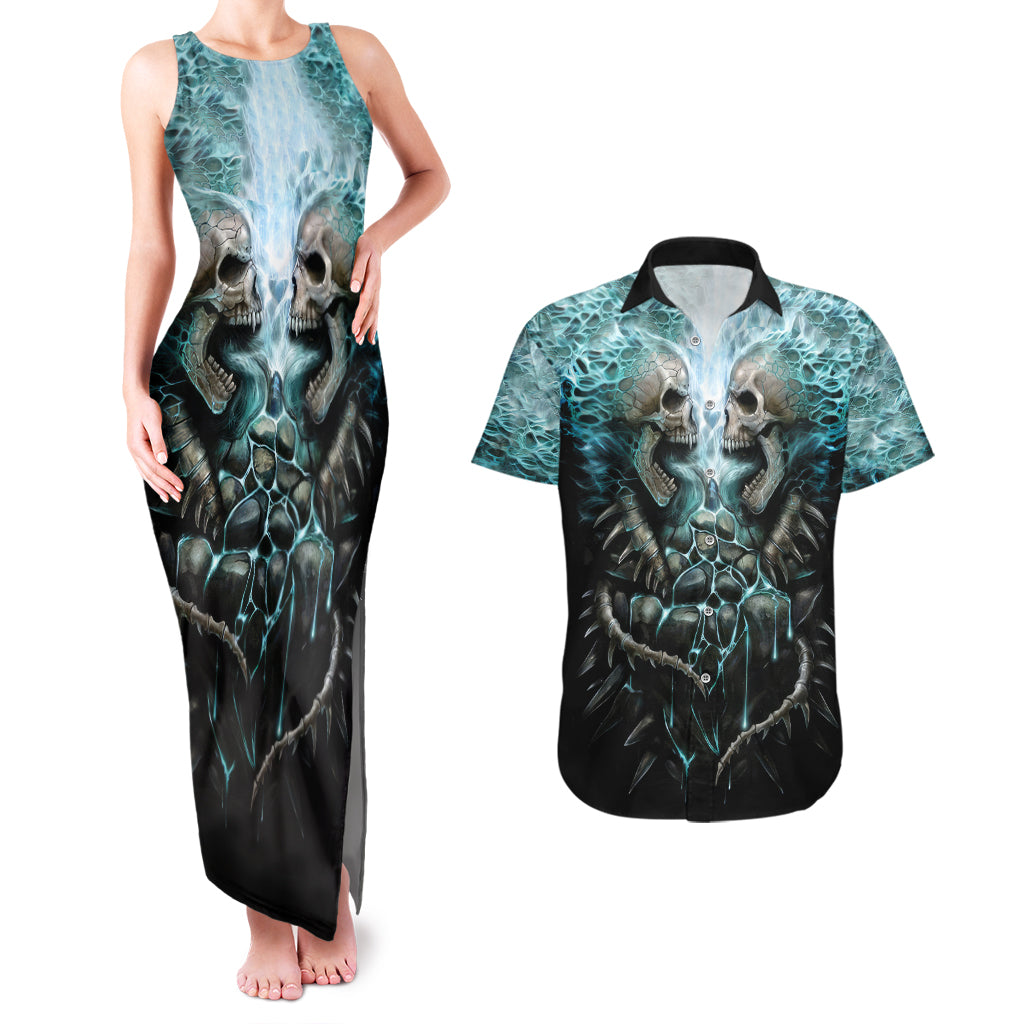flame-twin-skull-couples-matching-tank-maxi-dress-and-hawaiian-shirt-skeleton-inside
