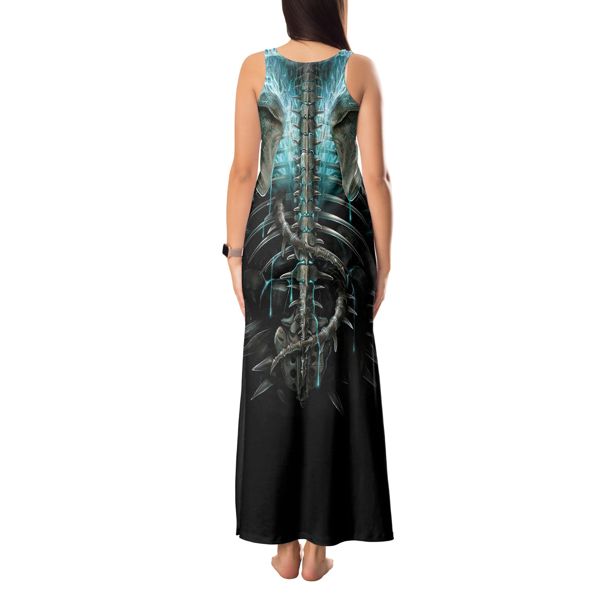 flame-twin-skull-tank-maxi-dress-skeleton-inside