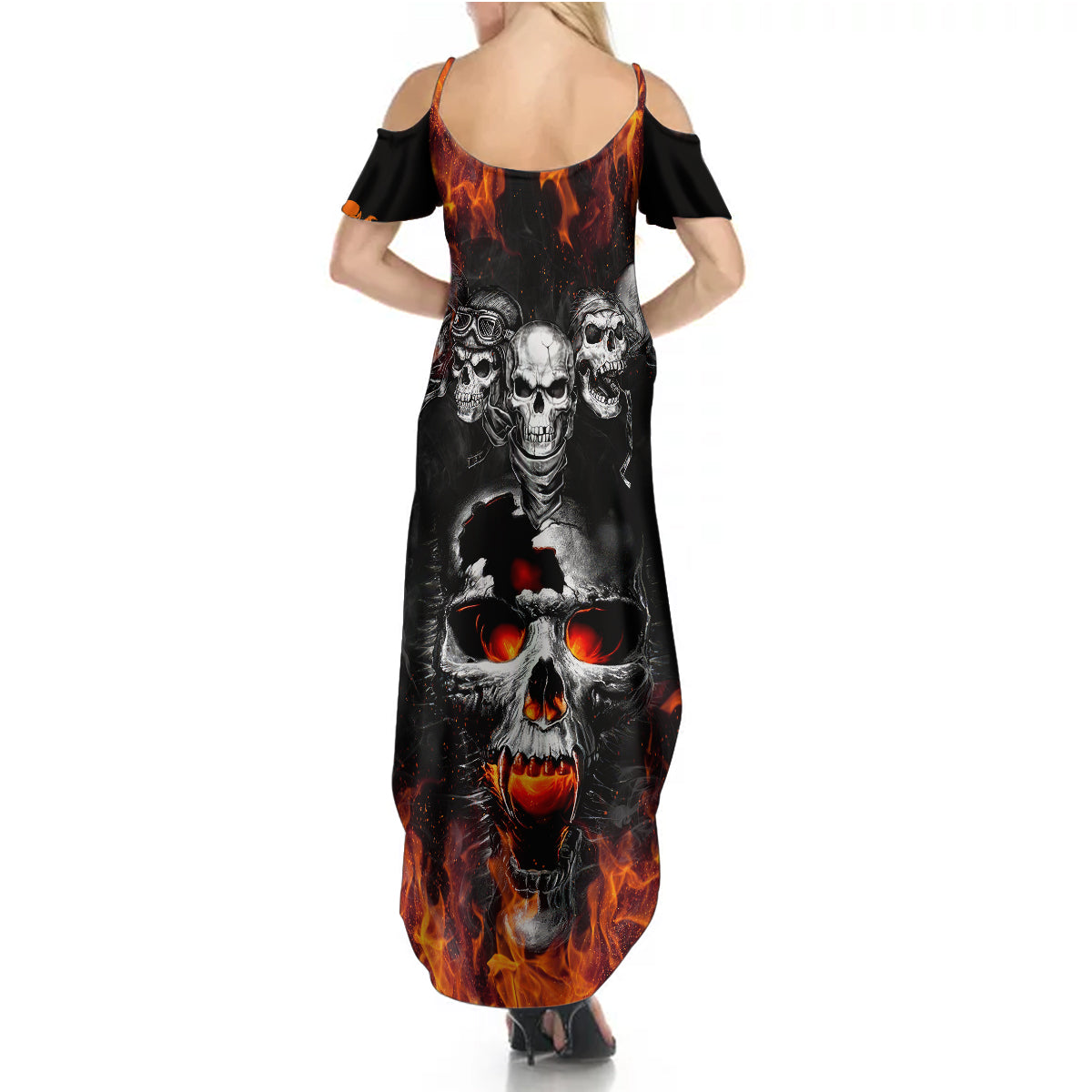 flaming-skull-hoodie-summer-maxi-dress-spectral-pyre