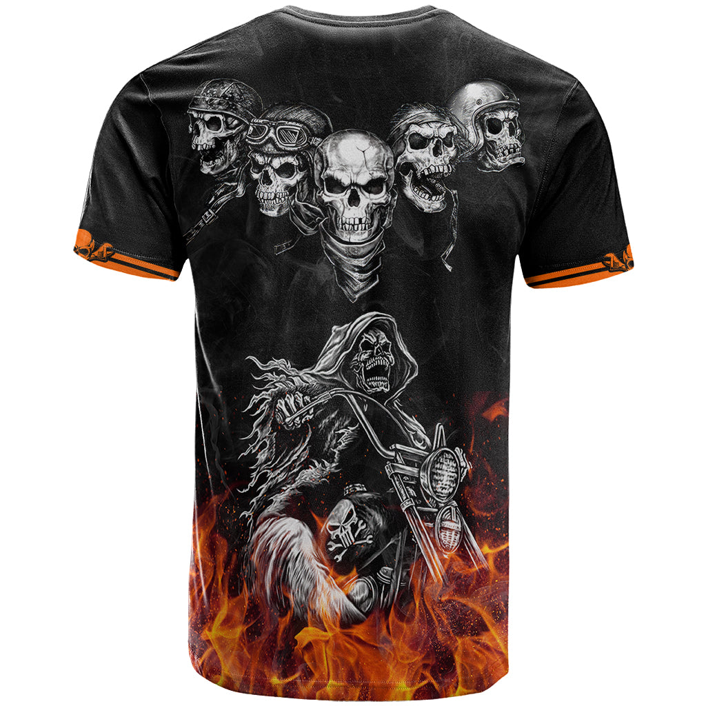 skull-t-shirt-five-skull-with-motocycle
