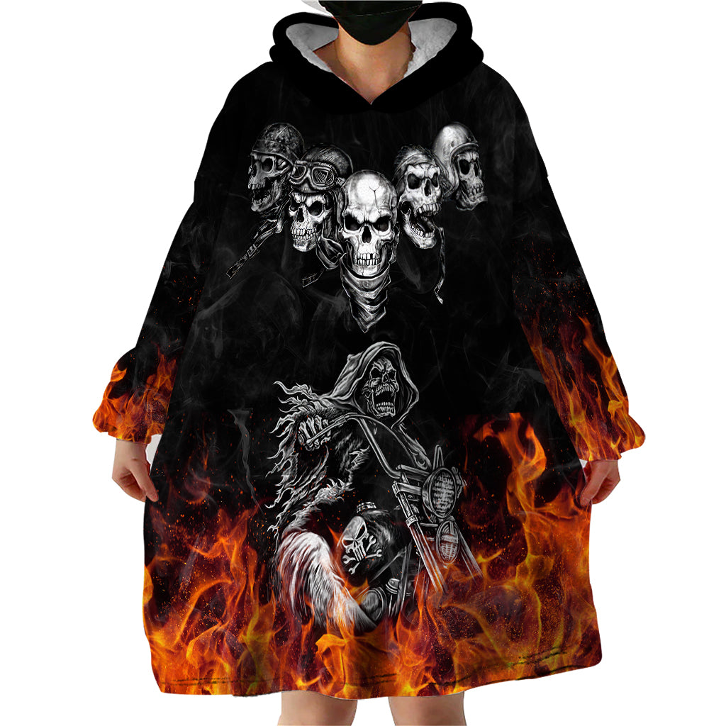skull-wearable-blanket-hoodie-five-skull-with-motocycle