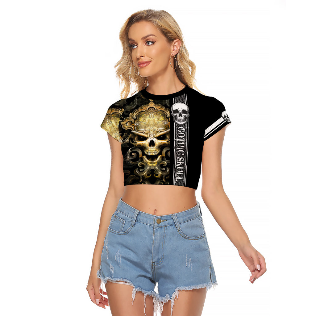 golden-gothic-skull-raglan-cropped-t-shirt-embracing-ancient-elegance