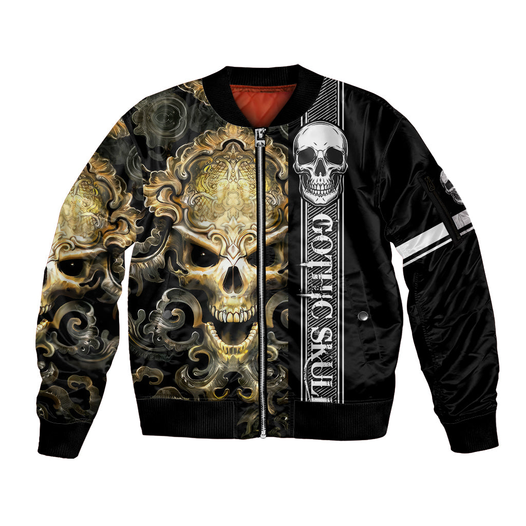 golden-gothic-skull-sleeve-zip-bomber-jacket-embracing-ancient-elegance