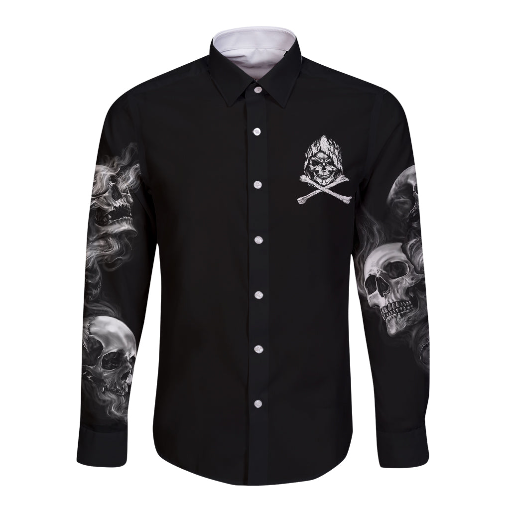 skull-long-sleeve-button-shirt-i-can-fix-stupid